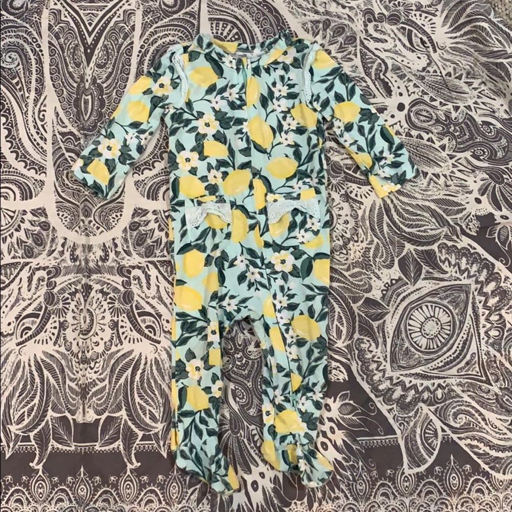 Three Jessica Simpson Footed Pajamas